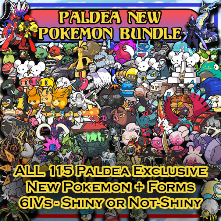 Paldea Exclusive New Pokemon Bundle