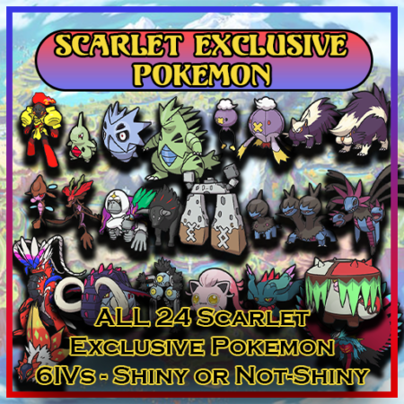 Scarlet Exclusive Pokemon Bundle - 1